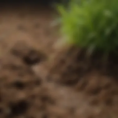 Healthy Soil Structure for Zoysia Grass Healthy soil structure ideal for zoysia grass seeding with proper texture and nutrients