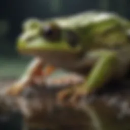 Nutritional components of aquatic frog food pellets