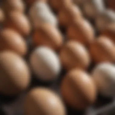 A diagram illustrating the stages of egg development in birds
