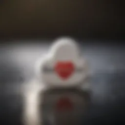 Bayer low dose aspirin tablet with a heart symbol