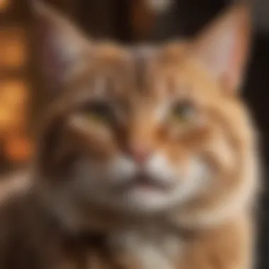Various types of allergens affecting cats.