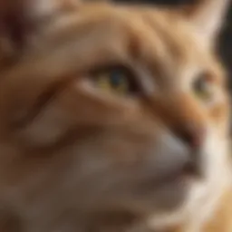 Cat displaying signs of skin allergies.
