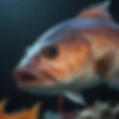 Close-up of popular fish species caught in Hawaiian deep sea fishing