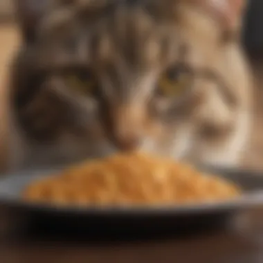 Portion Control for Cats Measuring portions of dry cat food