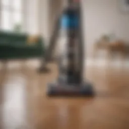 High-performance upright vacuum cleaner designed for pet hair