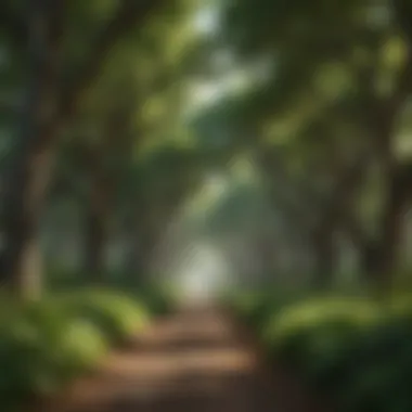 Lush Green Canopy of Fast-Growing Bushy Trees Lush green canopy of a fast-growing bushy tree