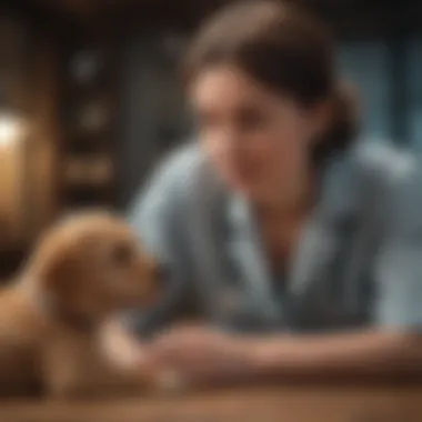 Veterinary Guidance A veterinarian discussing with a pet owner