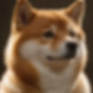 Close-up of Shiba Inu's coat, highlighting its grooming needs