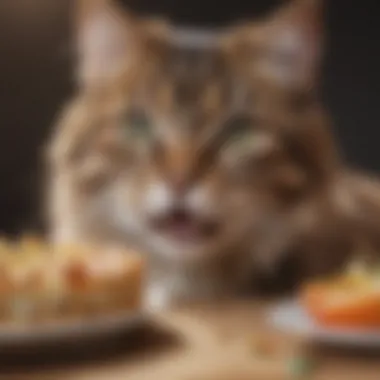 A selection of cat-friendly foods that can aid appetite