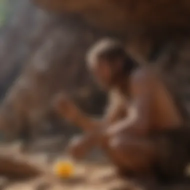 Reconstruction of Artistic Expression in Prehistoric Communities Reconstruction of a prehistoric community engaged in artistic expression