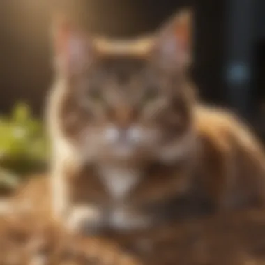 Eco-friendly cat litter options in natural settings