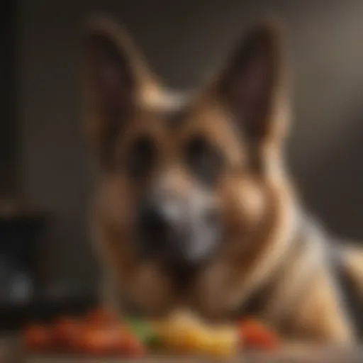 Nutritional components of German Shepherd food