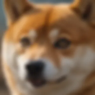 Expressive Shiba Inu Close-up of a Shiba Inu's face with a bright expression