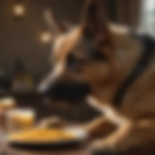 Nutritional chart for German Shepherds