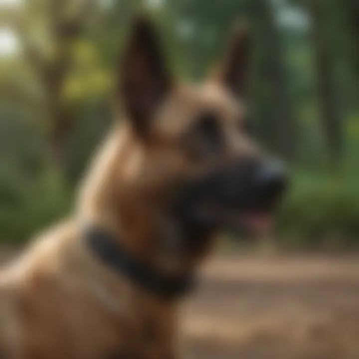 Belgian Malinois assisting in police work