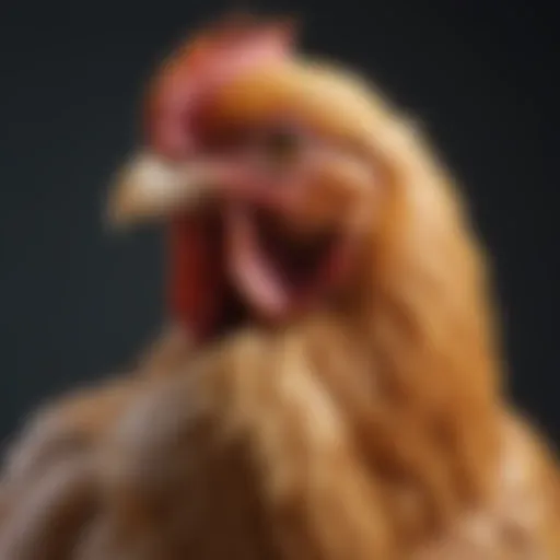 Anatomical diagram showcasing the internal structure of a chicken.