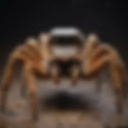 Detailed anatomy of a tarantula showcasing its unique features