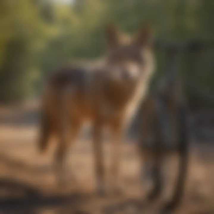 A variety of wildlife spotted near the Coyote Bike Trail.