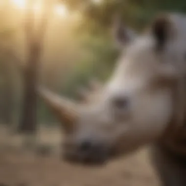Conservation Initiatives for White Rhinos Engagement in conservation efforts for white rhinos.