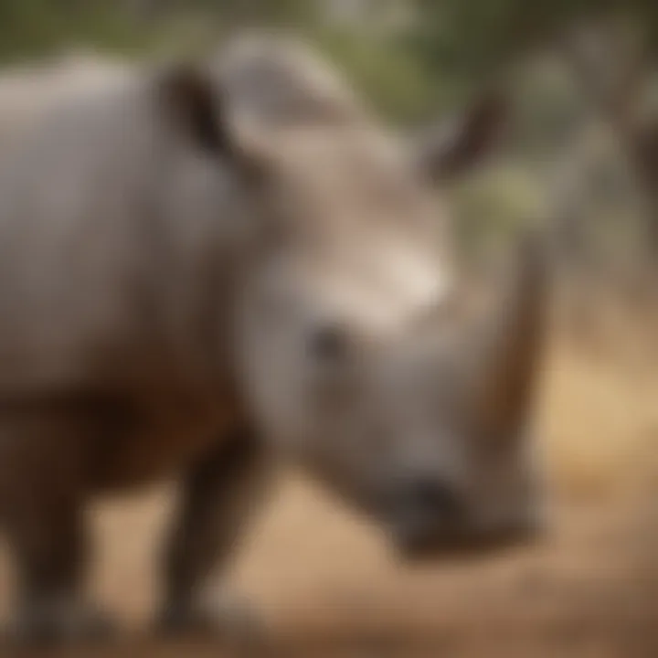 Global collaboration on strategies for white rhino survival.