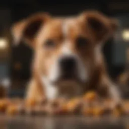 A diverse range of dog food types highlighting nutritional options for adult dogs.