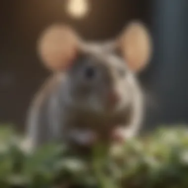 Understanding the Mouse Olfactory System A diagram explaining the olfactory system of mice and its role in scent detection