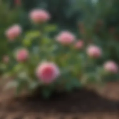 Expert Planting Techniques Demonstration of proper planting techniques for rose bushes