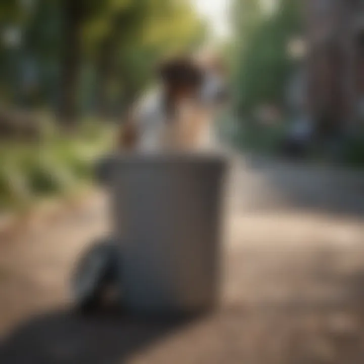 Durable materials used in dog-proof trash cans