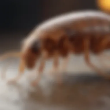 Understanding the life cycle of fleas Flea life cycle diagram