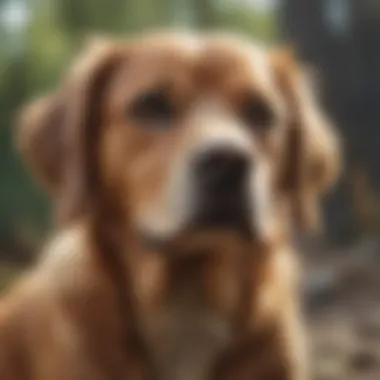 Dog enjoying life free from fleas Happy dog after successful flea treatment