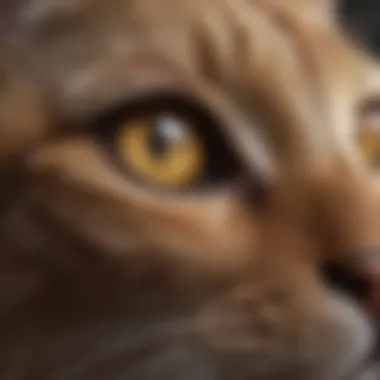 Identifying Ticks on Cats Close-up of a cat with a tick on its fur.