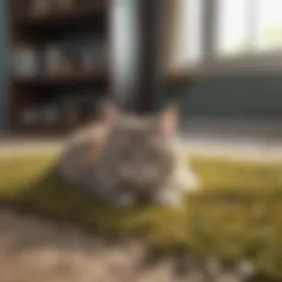 Different types of kitty litter showcasing options for odor control