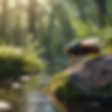 Balanced ecosystem in outdoor settings