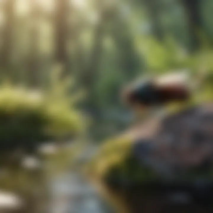 Balanced ecosystem in outdoor settings