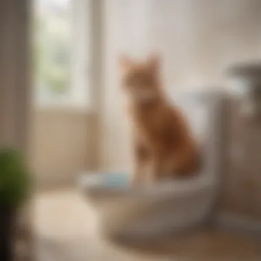 Pros and Cons of Toilet-Connected Cat Litter Boxes A comparison chart highlighting the benefits and drawbacks of toilet-connected cat litter boxes.