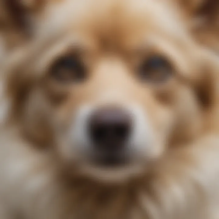 A close-up of a hypoallergenic dog showcasing its unique fur texture