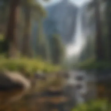 Biodiversity: Life Flourishing in Yosemite Lush forest teeming with diverse flora and fauna