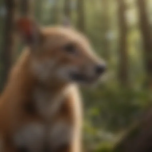 A vibrant illustration of diverse mammal species in their natural habitats.