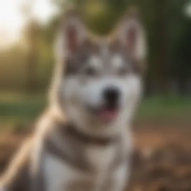 Effective Training Techniques for Mini Siberian Huskies Mini Siberian Husky being trained with positive reinforcement