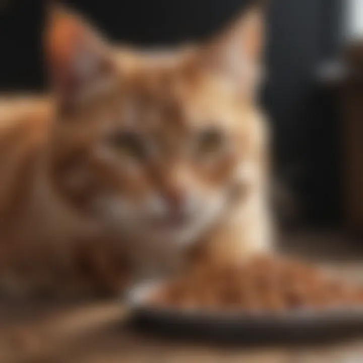 Various types of cat food options
