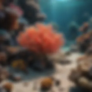 A Vibrant Coral Reef A vibrant coral reef bustling with diverse marine life