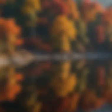 Autumn Colors Reflected in the Lake Vibrant autumn foliage reflecting in a calm lake