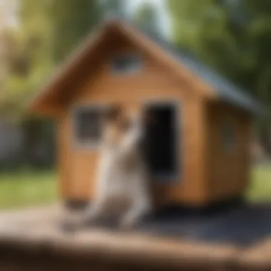 Installing Solar Panel on Dog House Installation of a solar panel on a dog house