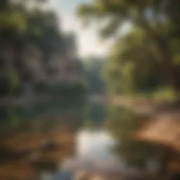 Scenic view of Starved Rock State Park showcasing its natural beauty