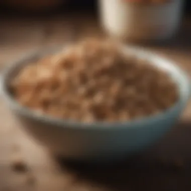 A close-up of a bowl filled with premium low carb cat food