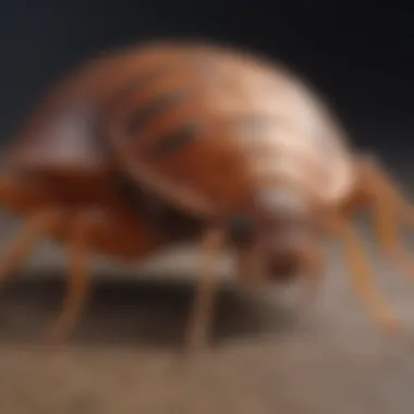 Bed Bug Physical Features Illustration highlighting the physical features of bed bugs