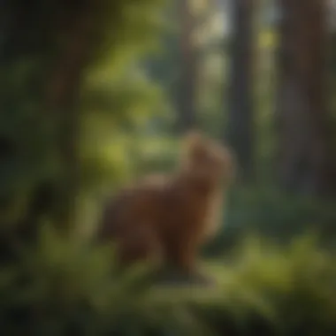 Wildlife Habitat of the Great Green Arborvitae Wildlife interacting with the Great Green Arborvitae