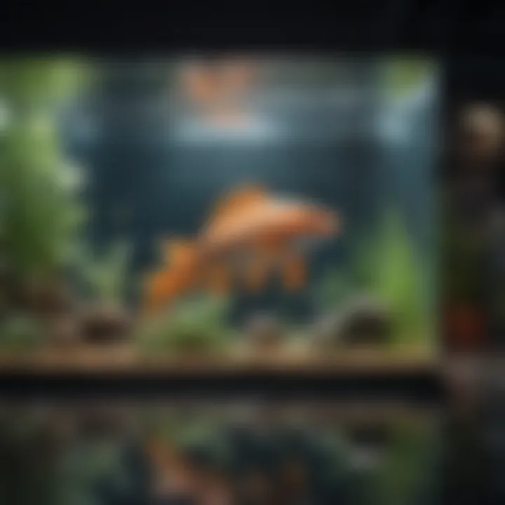 Ecological impact of large square aquariums illustrated through visual data