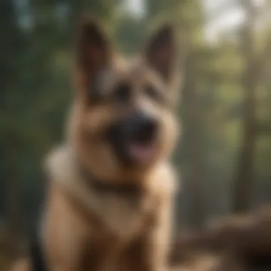 Training Session with a German Shepherd Training session with a German Shepherd