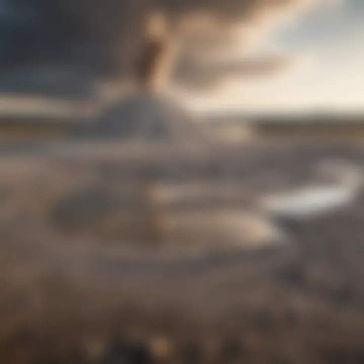 A breathtaking view of a mud volcano in Yellowstone, showcasing its unique geological features